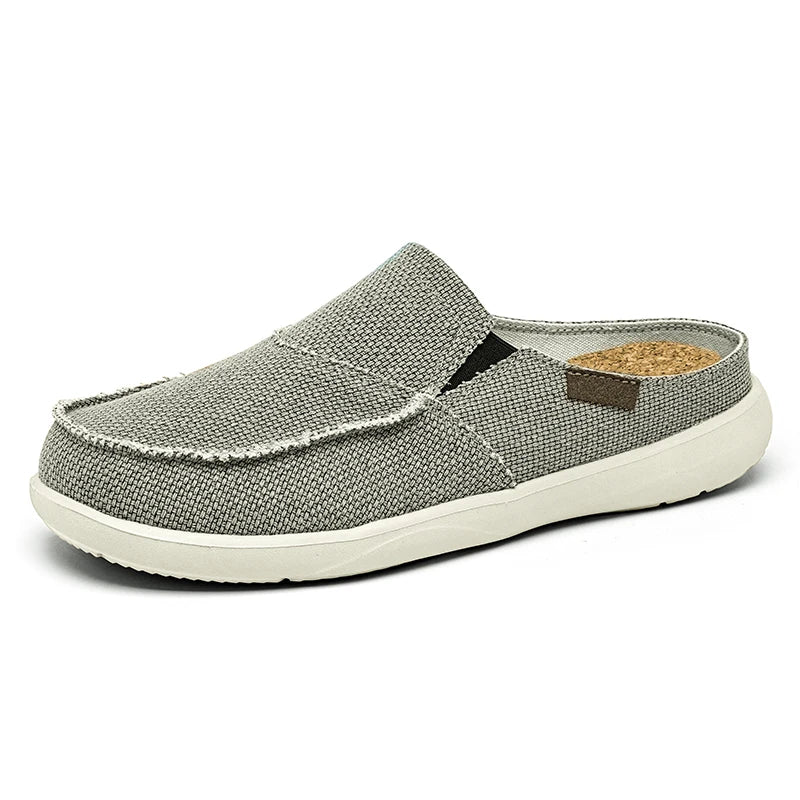 Canvas Slip - On Shoes For Men - Breathable Year - Round Comfort