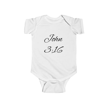 John 3:16 Baby - Scripture Onesie