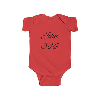 John 3:16 Baby - Scripture Onesie