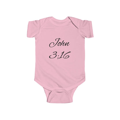 John 3:16 Baby - Scripture Onesie