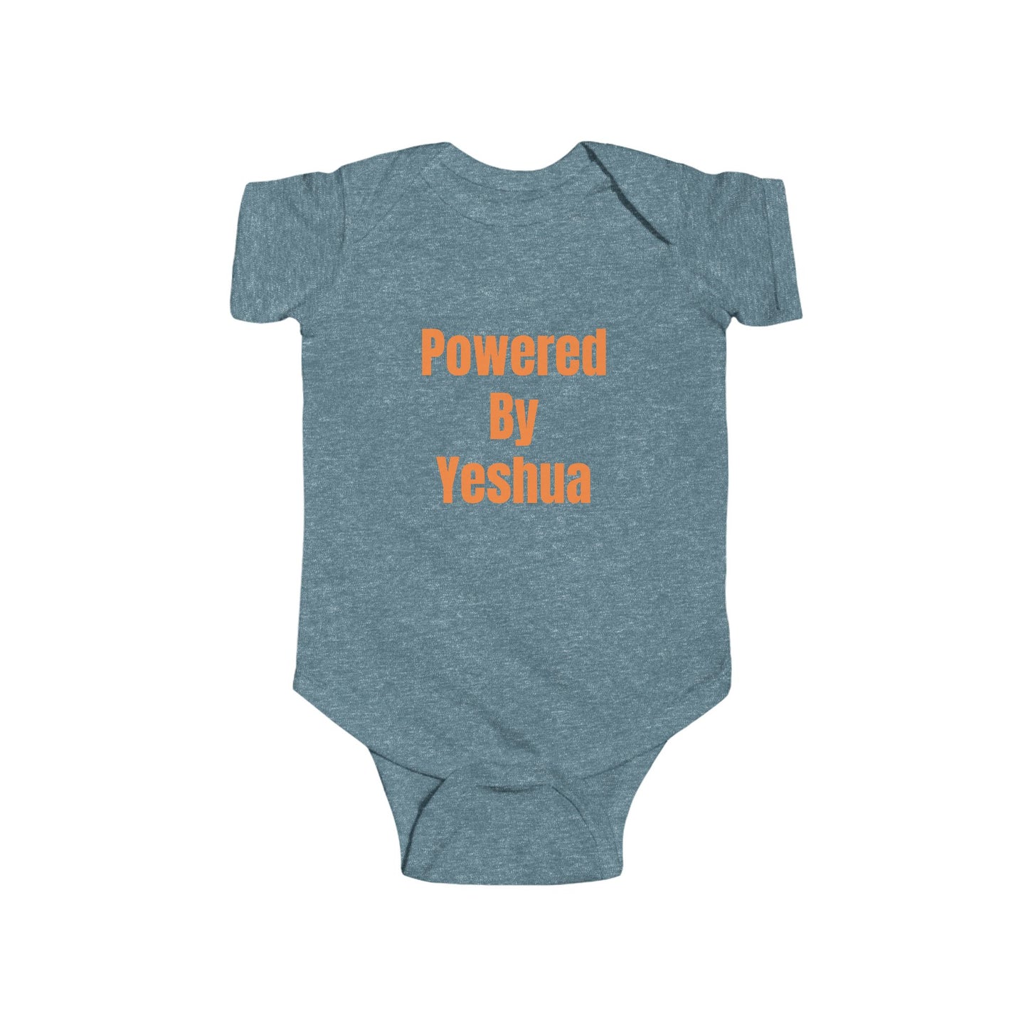 Powered By Yeshua - Christian Baby Onesie