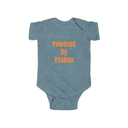 Powered By Yeshua - Christian Baby Onesie