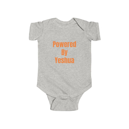 Powered By Yeshua - Christian Baby Onesie