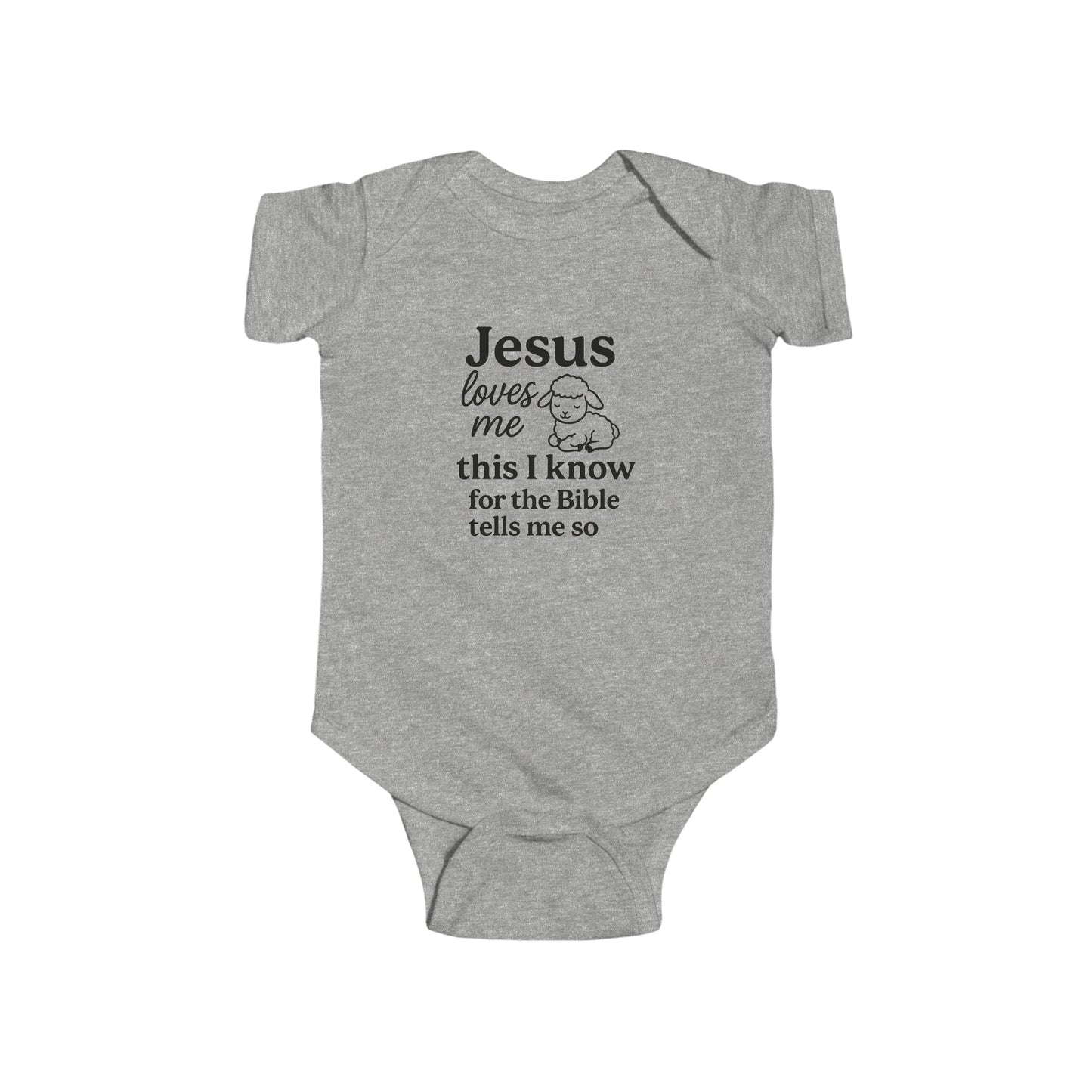 Jesus Loves Me - Christian Baby Onesie