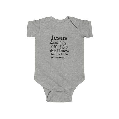 Jesus Loves Me - Christian Baby Onesie