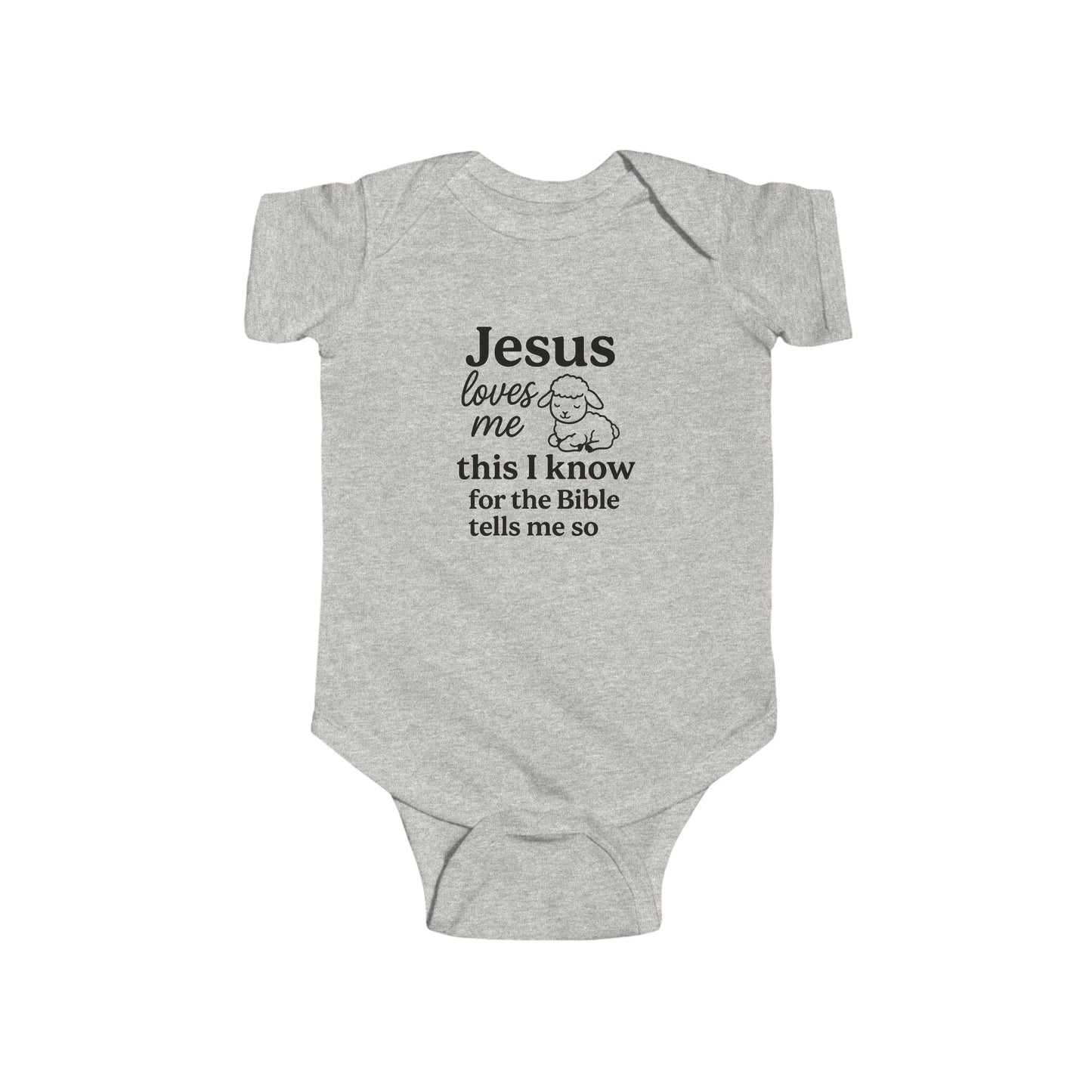Jesus Loves Me - Christian Baby Onesie