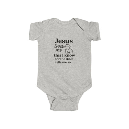 Jesus Loves Me - Christian Baby Onesie