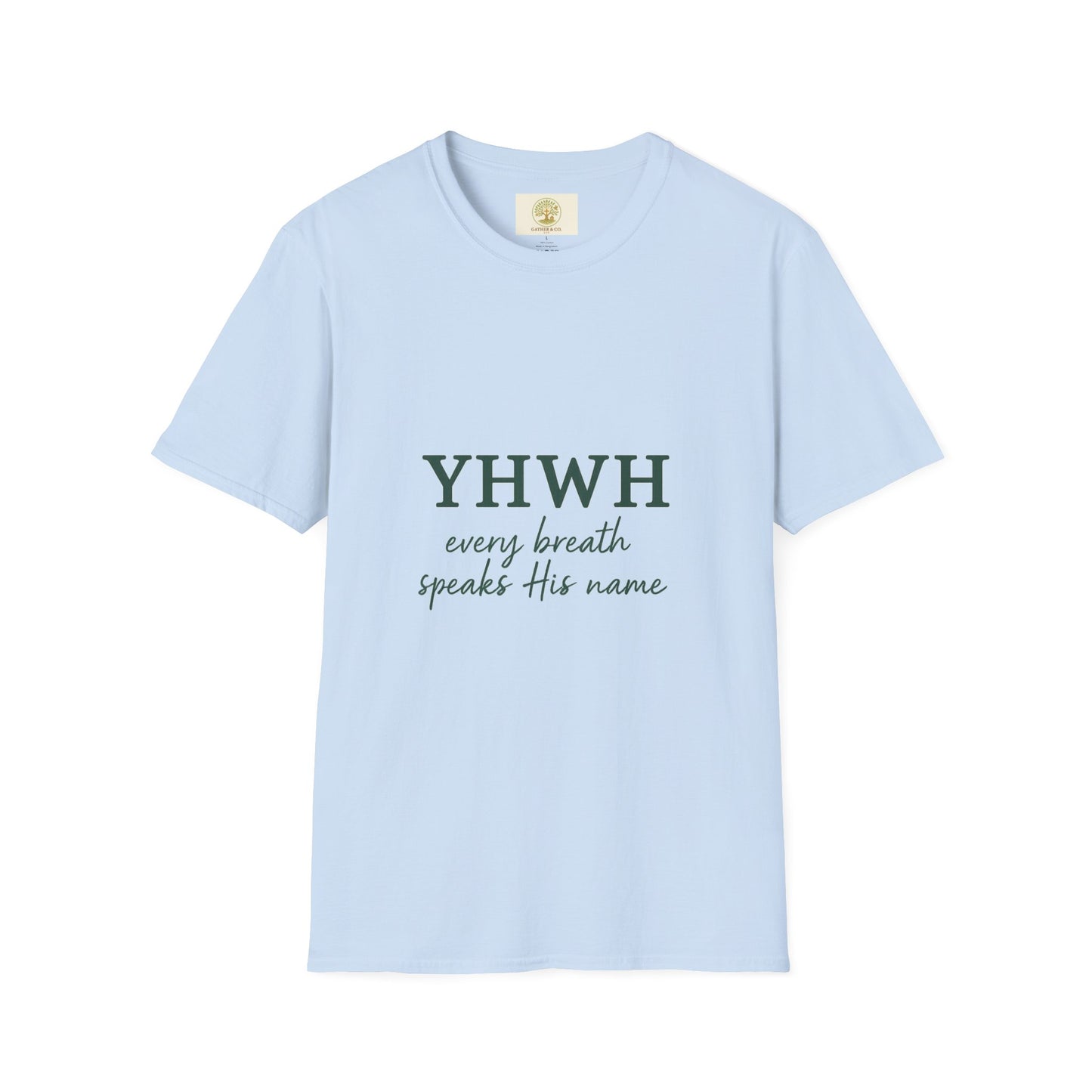 YHWH Inspirational T-Shirt for Spiritual Connection