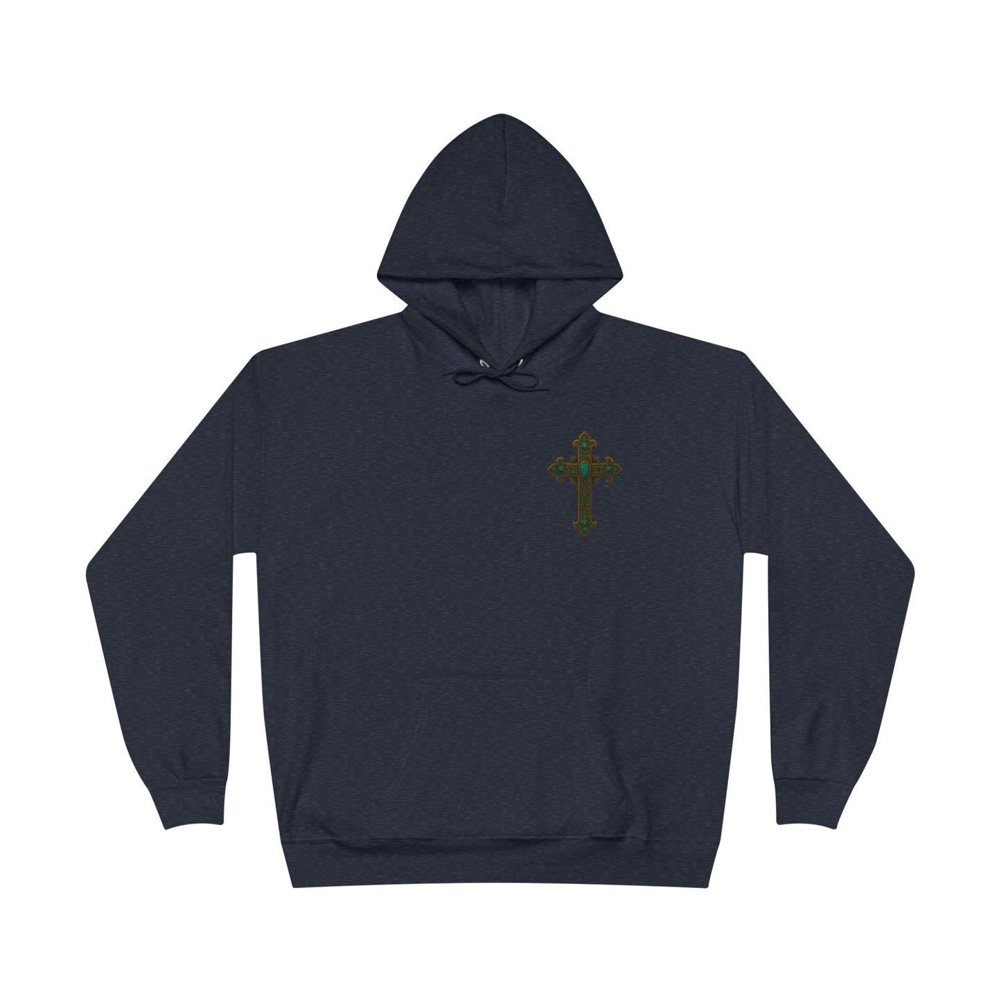 Lion of Judah Christian Hooded Sweatshirt – Unisex Faith Hoodie with Cross & Revelation 5:5 Design