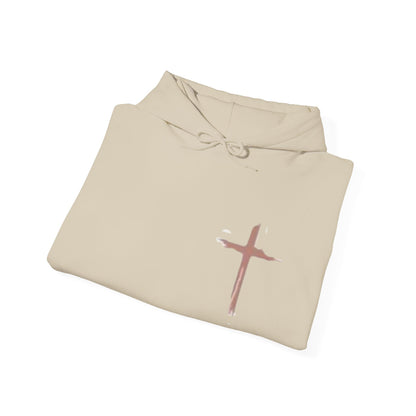 FAITH Christian Hoodie – Cross + Scripture Design | Gather & Co. LLC