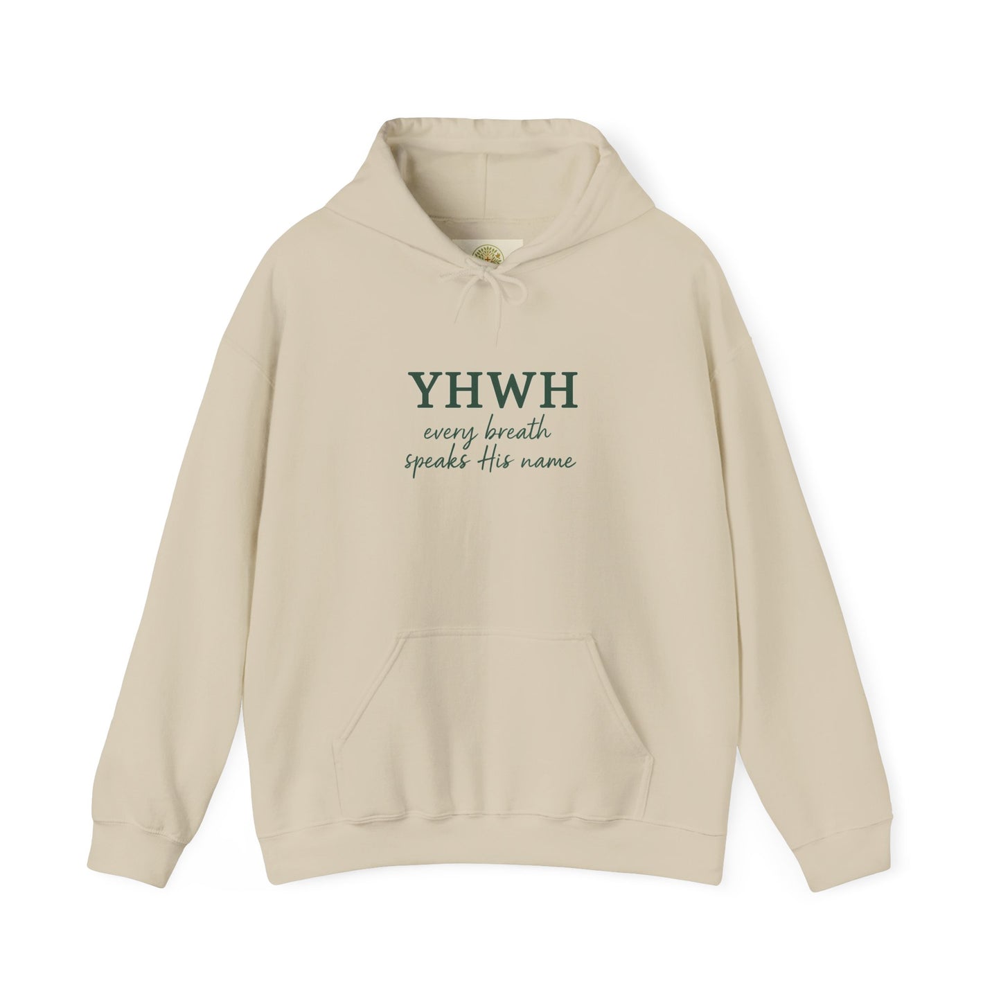 Faithful Breath YHWH Hoodie – Inspirational Unisex Christian Sweatshirt by Gather & Co. LLC