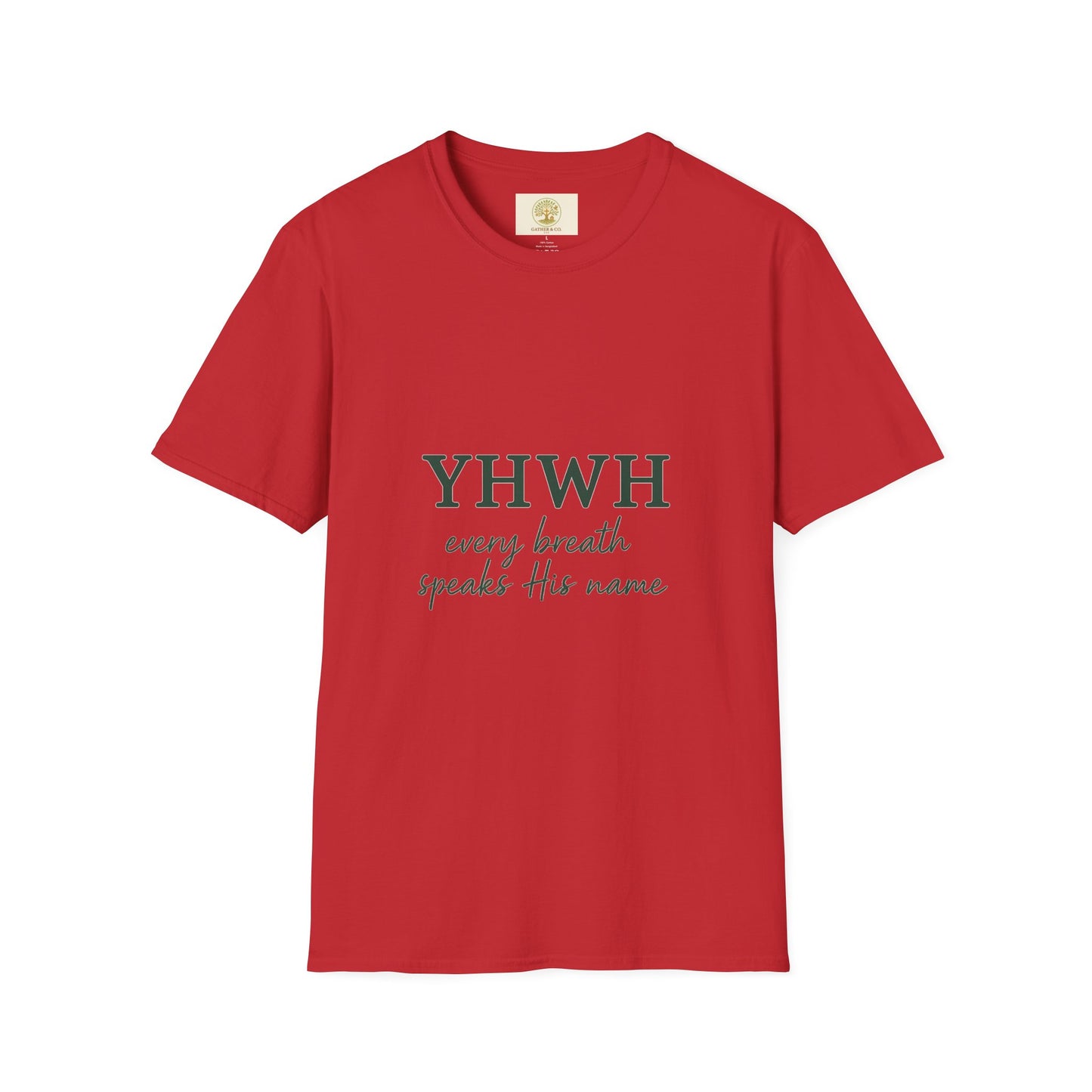 YHWH Inspirational T-Shirt for Spiritual Connection