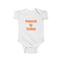 Powered By Yeshua - Christian Baby Onesie