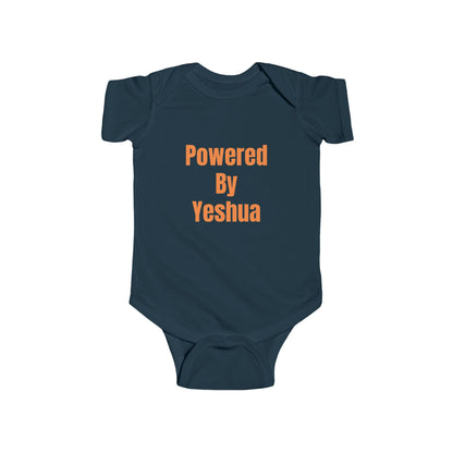 Powered By Yeshua - Christian Baby Onesie