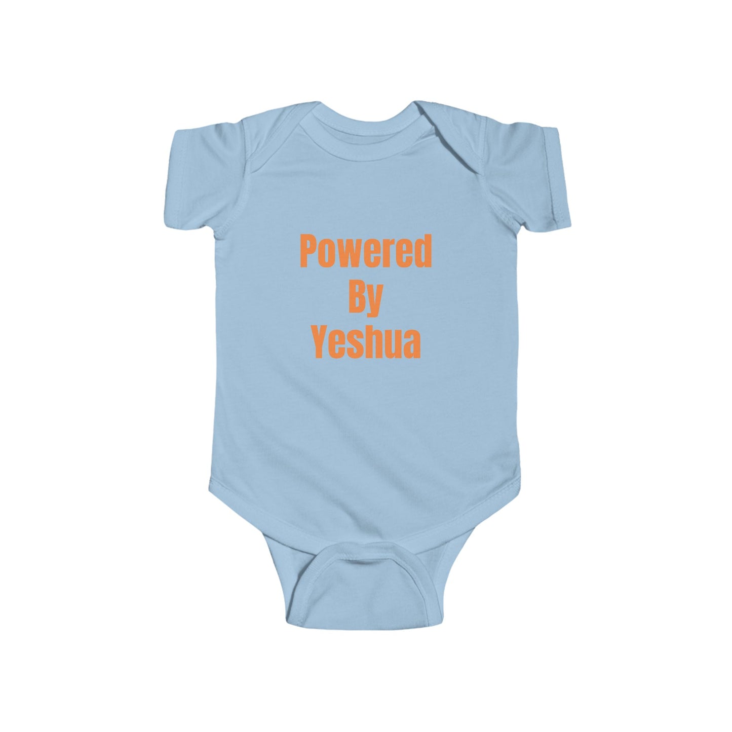 Powered By Yeshua - Christian Baby Onesie