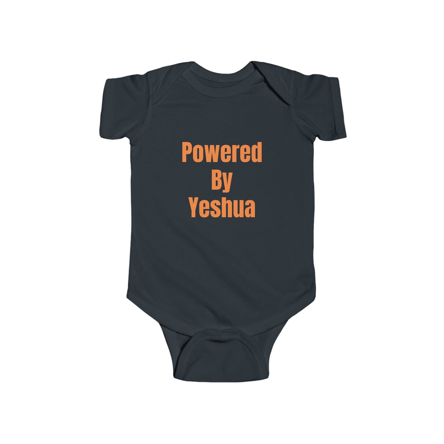 Powered By Yeshua - Christian Baby Onesie