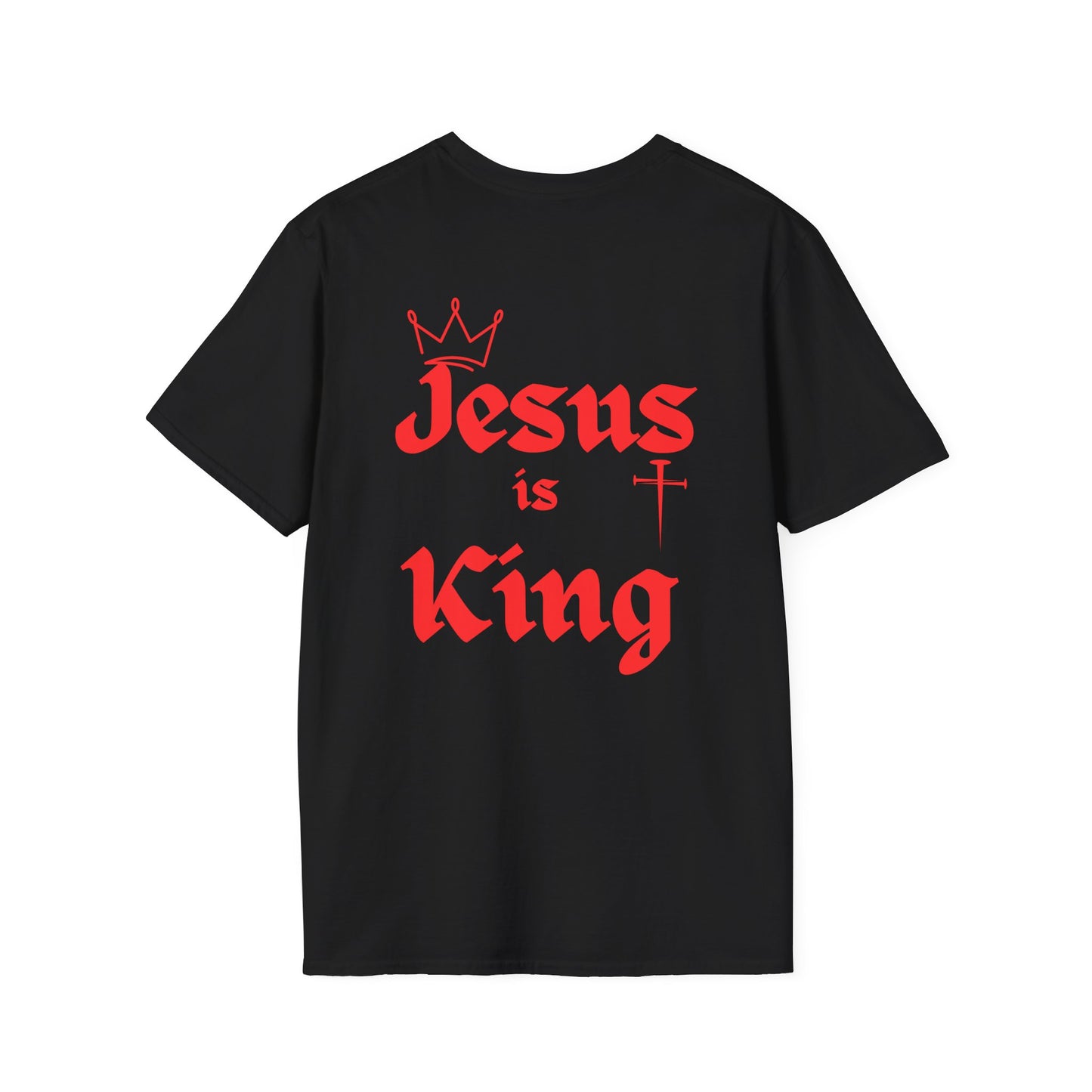 Christian Cross T-Shirt — 'Jesus is King' Graphic Tee