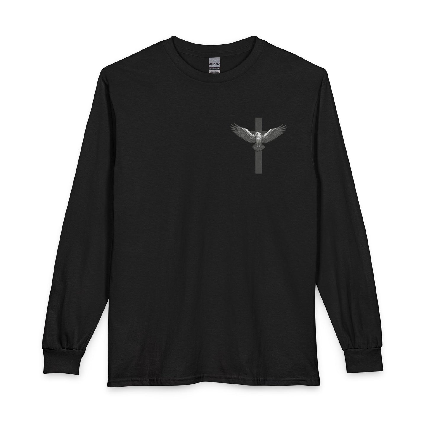 Under His Wings Long-Sleeve Christian T-Shirt for Men & Women – Psalm 91:4 Faith Shirt | Gather & Co. LLC