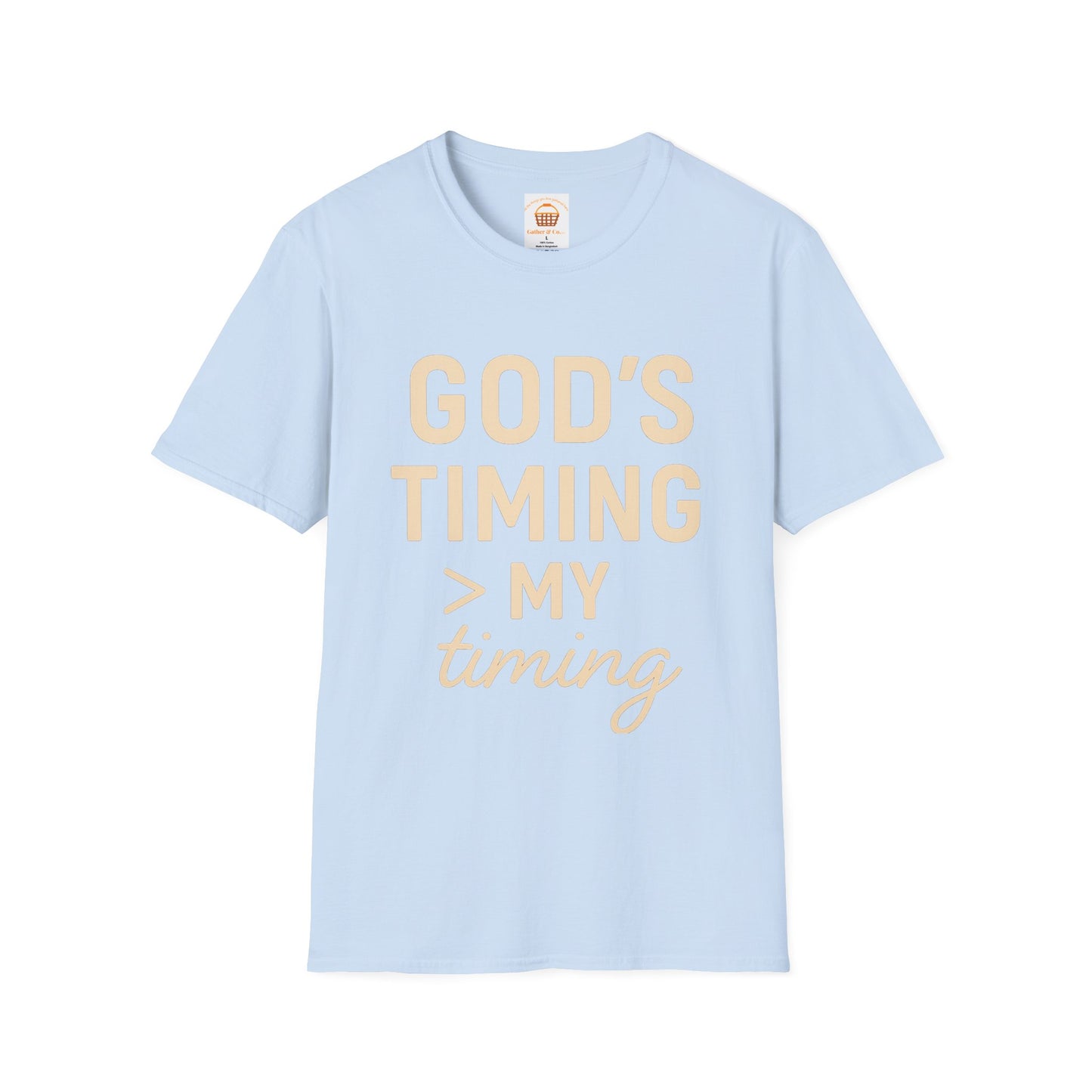 God's Timing Is Perfect Tee - Unisex Christian Shirt