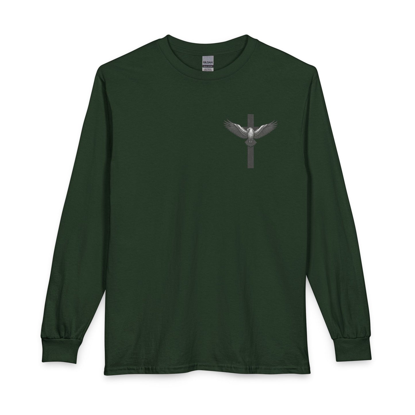 Under His Wings Long-Sleeve Christian T-Shirt for Men & Women – Psalm 91:4 Faith Shirt | Gather & Co. LLC