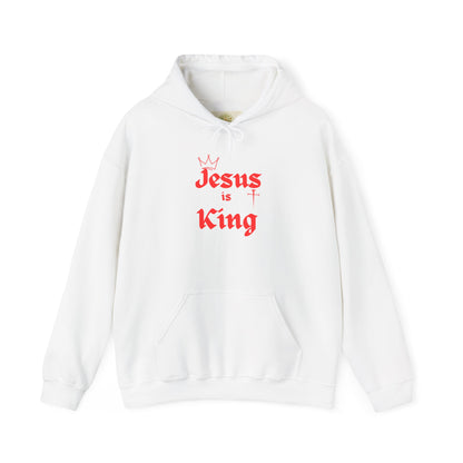 Jesus Is King Hoodie - Christian Faith Graphic Pullover
