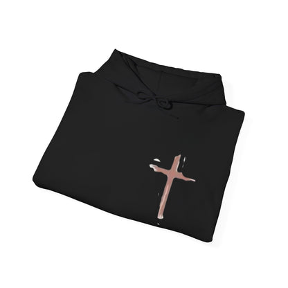 FAITH Christian Hoodie – Cross + Scripture Design | Gather & Co. LLC