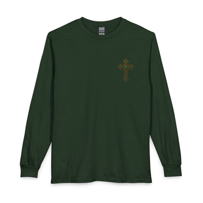 Lion of Judah Long Sleeve Christian T-Shirt | Unisex Faith Apparel – Gather & Co. LLC