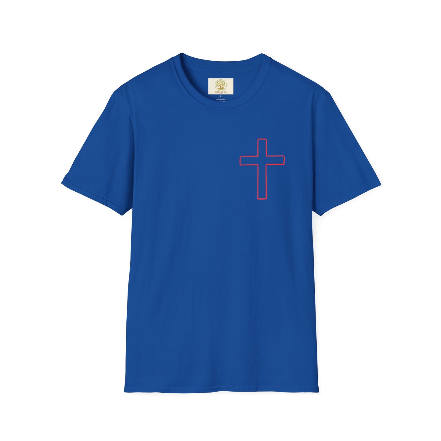 Christian Cross T-Shirt — 'Jesus is King' Graphic Tee