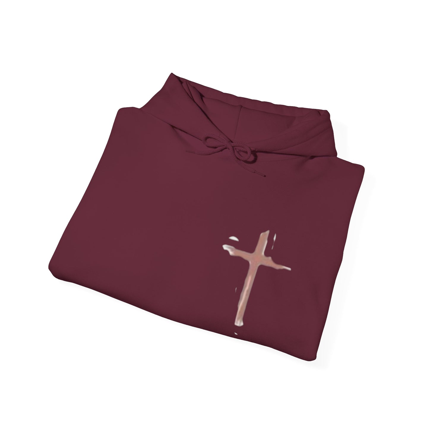 FAITH Christian Hoodie – Cross + Scripture Design | Gather & Co. LLC
