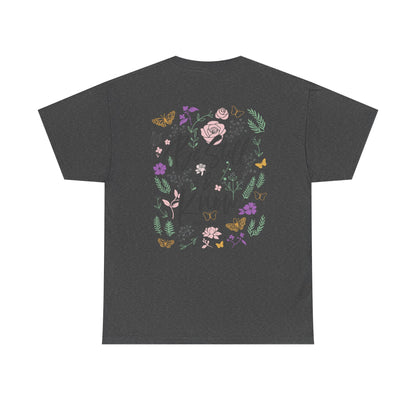 Christian Floral Tee - "Be Still & Know" Psalm 46:10 Inspirational T-Shirt