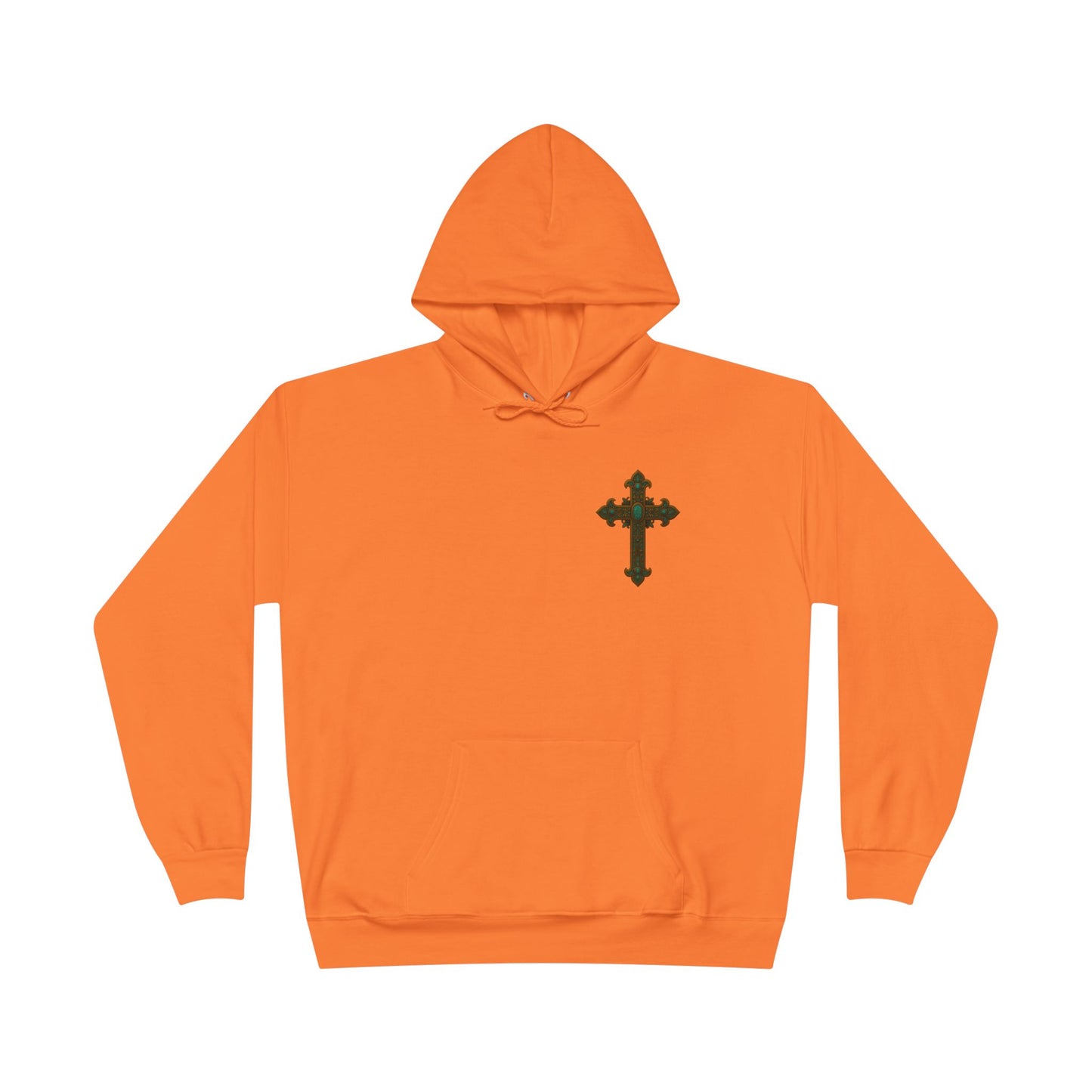 Lion of Judah Christian Hooded Sweatshirt – Unisex Faith Hoodie with Cross & Revelation 5:5 Design