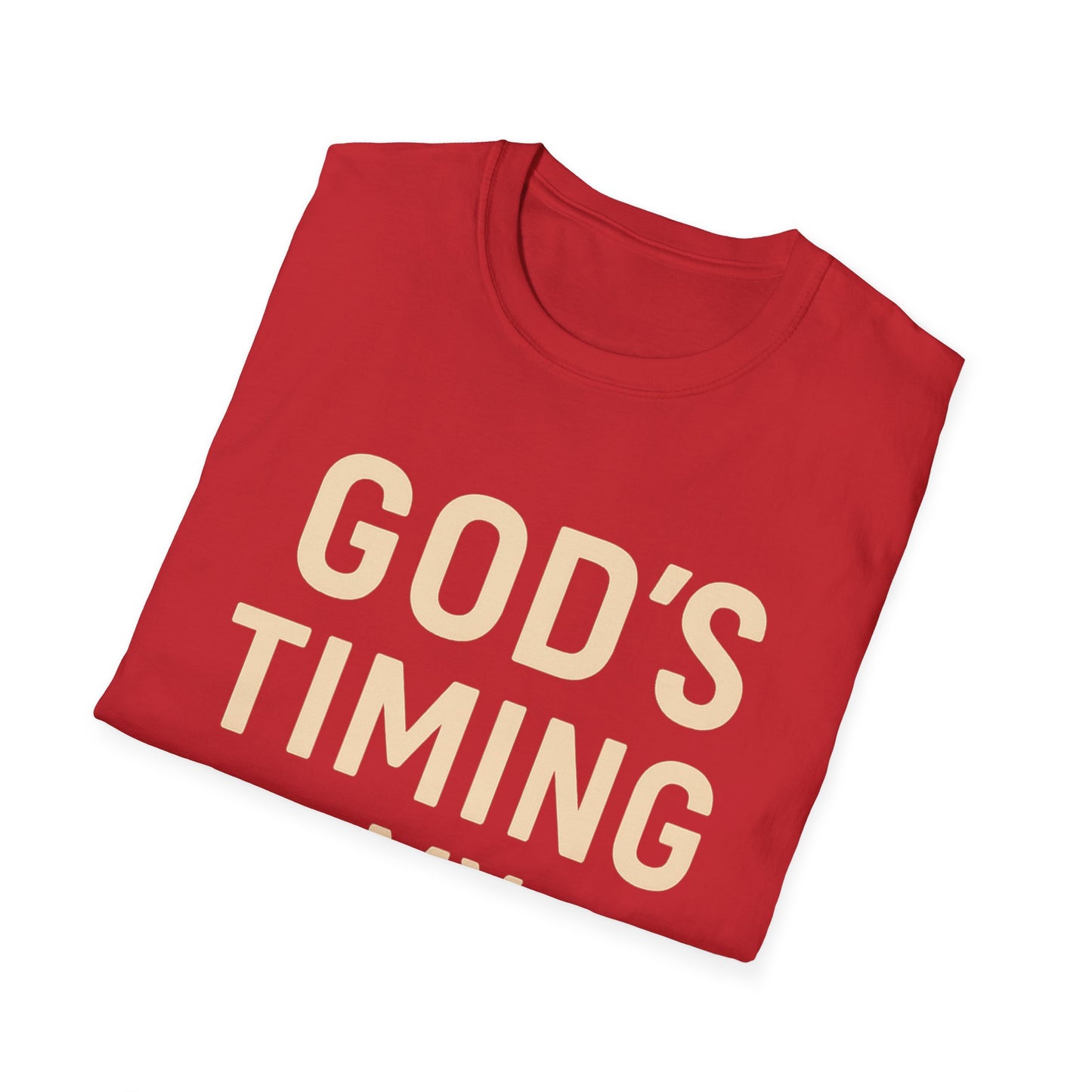 God's Timing Is Perfect Tee - Unisex Christian Shirt