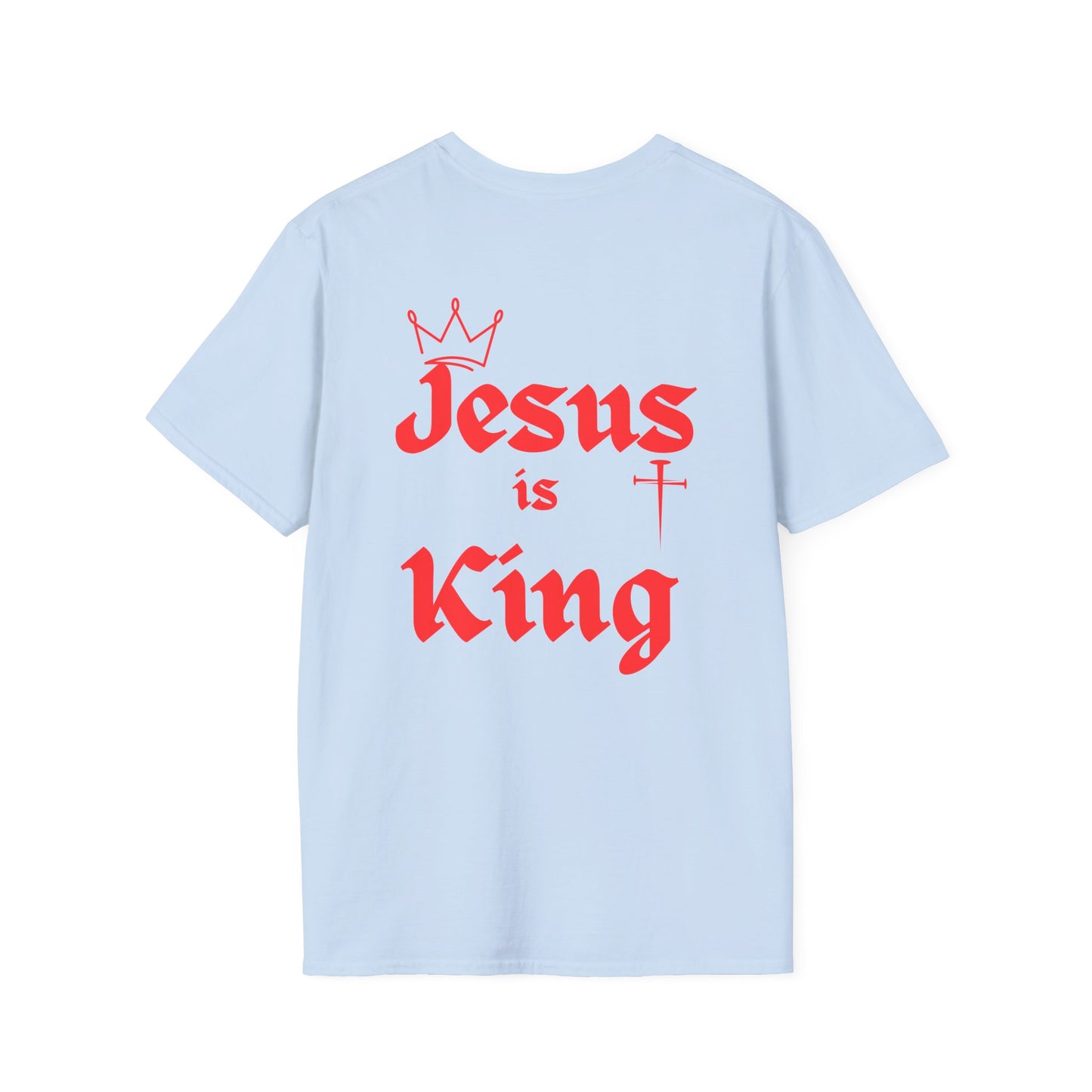 Christian Cross T-Shirt — 'Jesus is King' Graphic Tee