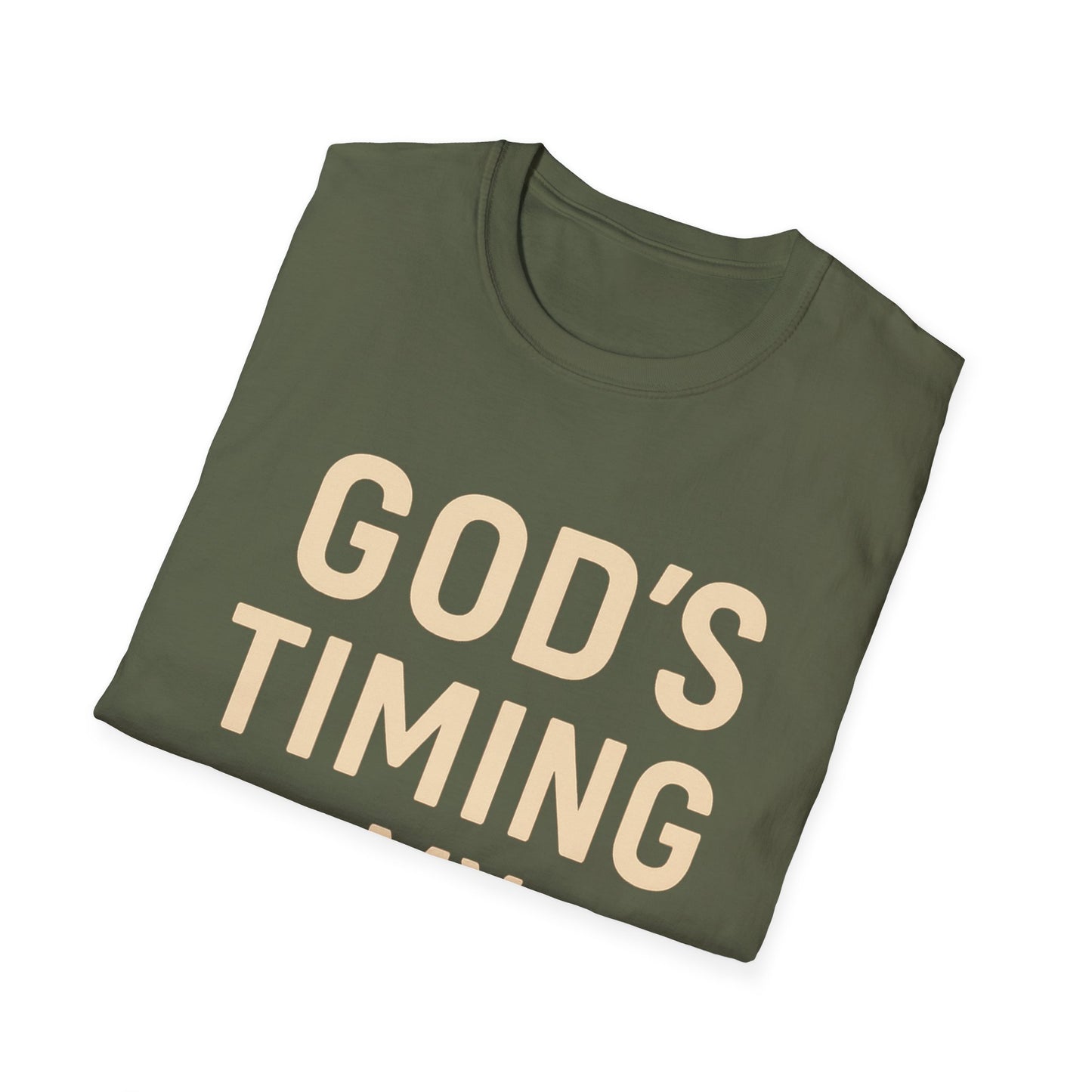God's Timing Is Perfect Tee - Unisex Christian Shirt