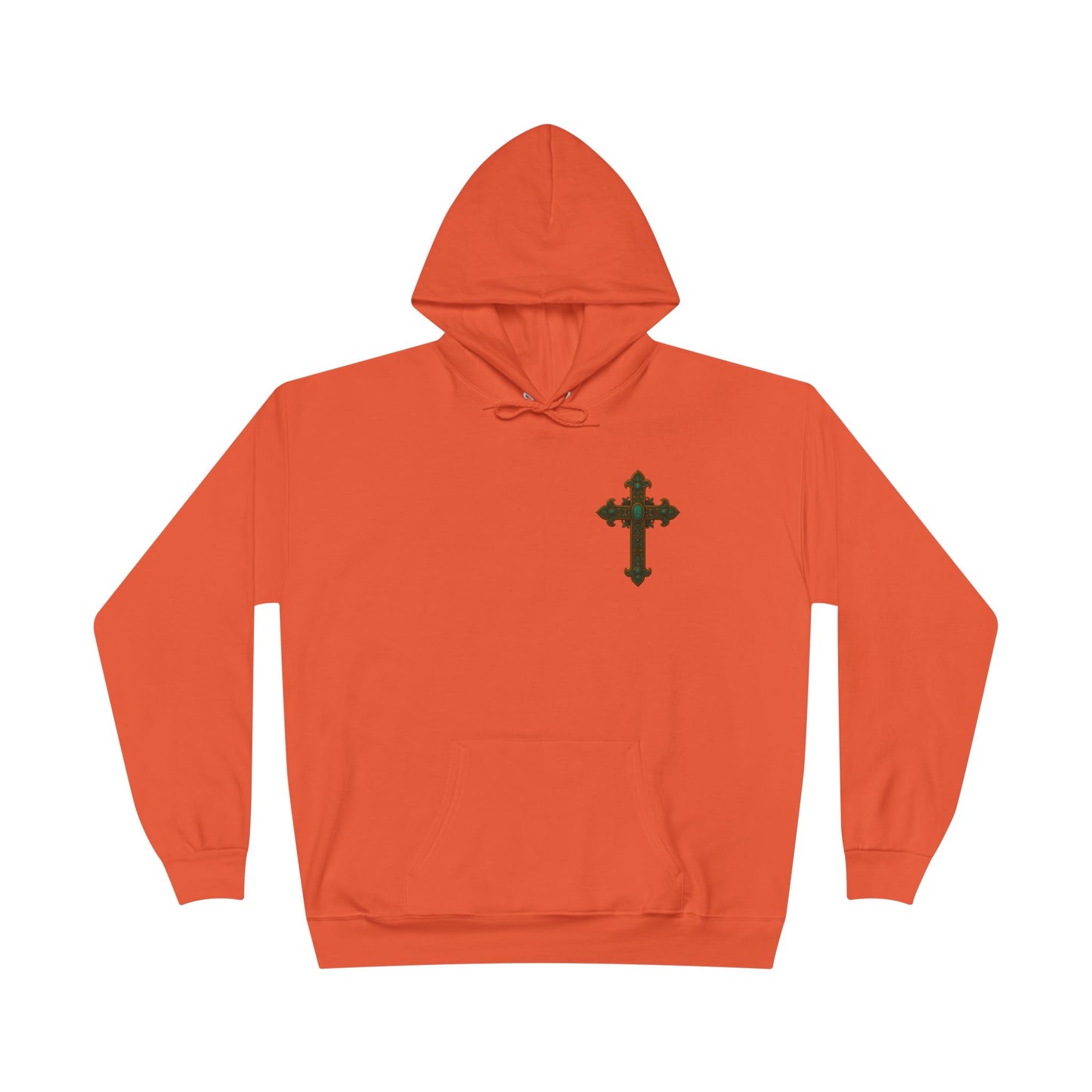 Lion of Judah Christian Hooded Sweatshirt – Unisex Faith Hoodie with Cross & Revelation 5:5 Design
