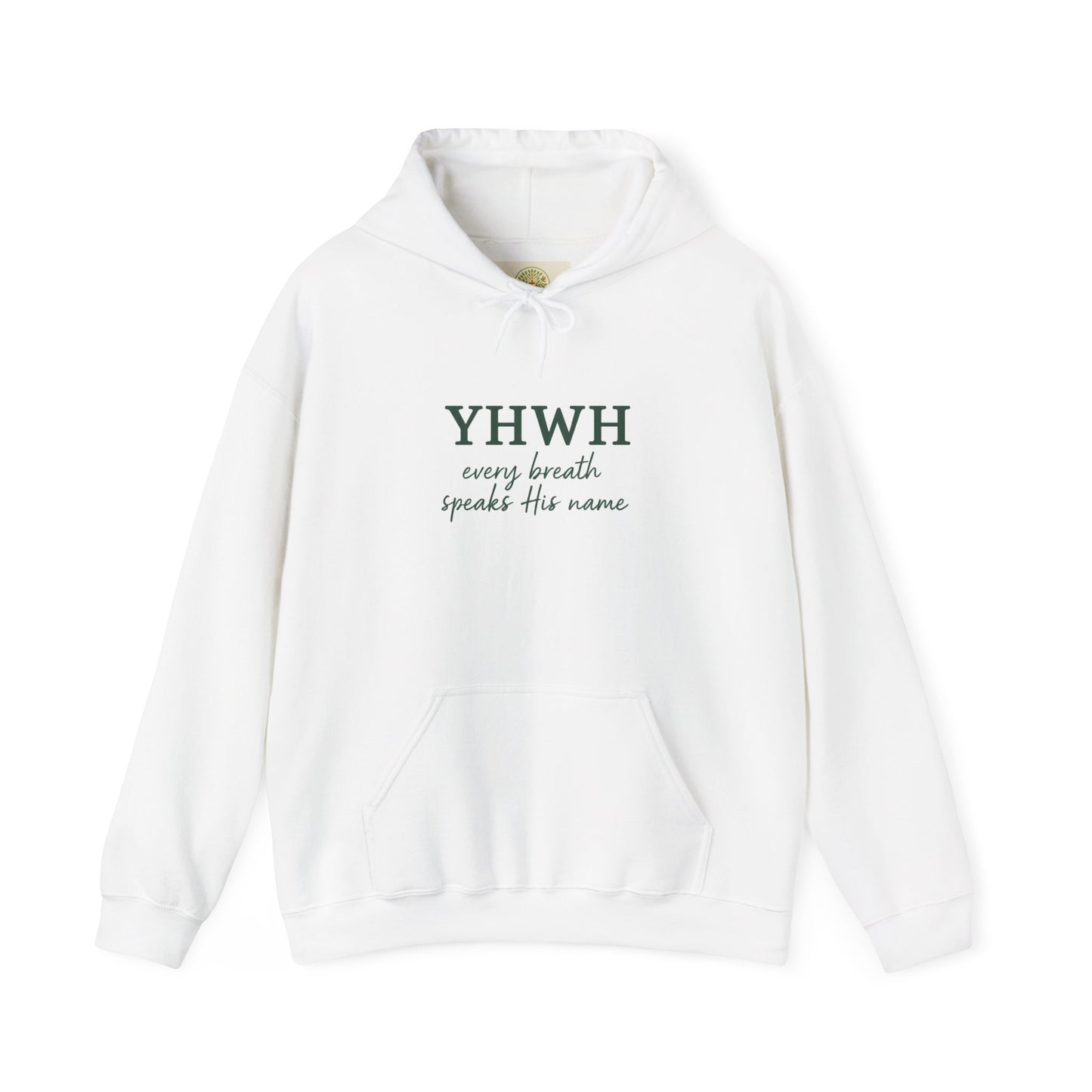 Faithful Breath YHWH Hoodie – Inspirational Unisex Christian Sweatshirt by Gather & Co. LLC
