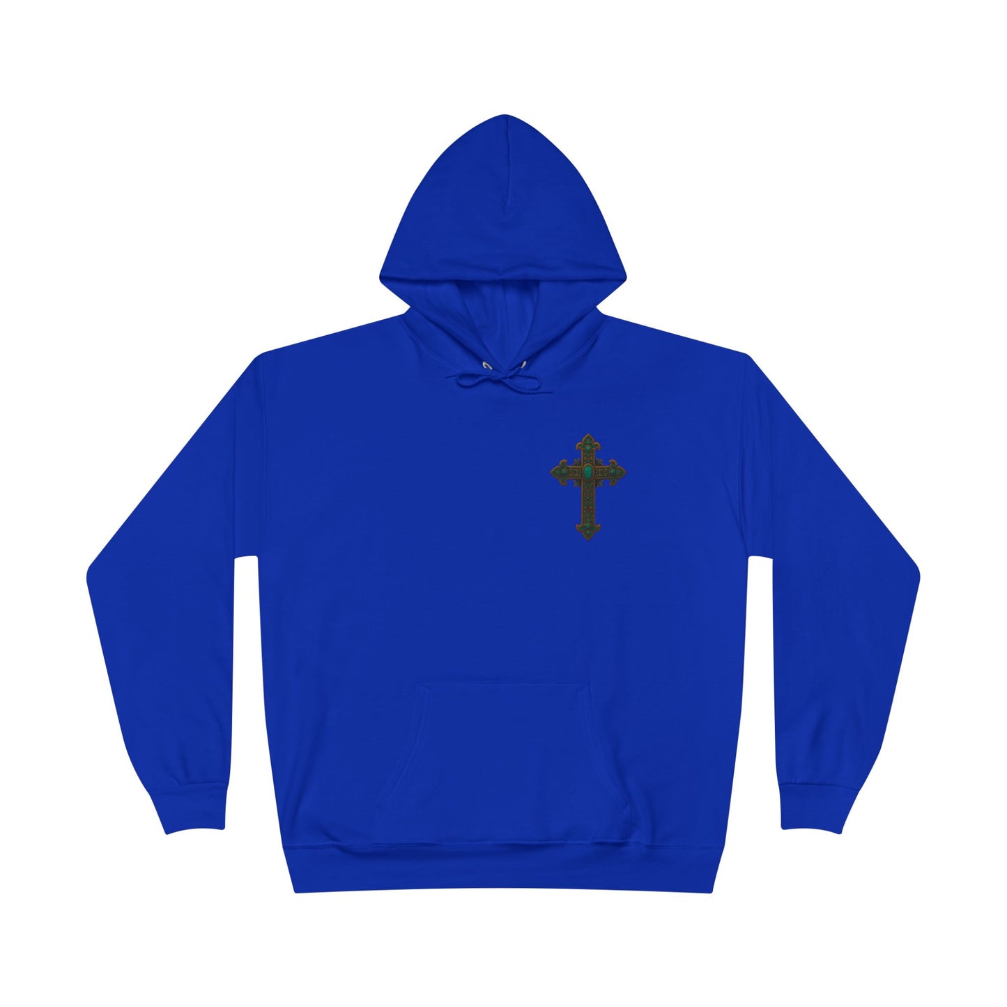 Lion of Judah Christian Hooded Sweatshirt – Unisex Faith Hoodie with Cross & Revelation 5:5 Design