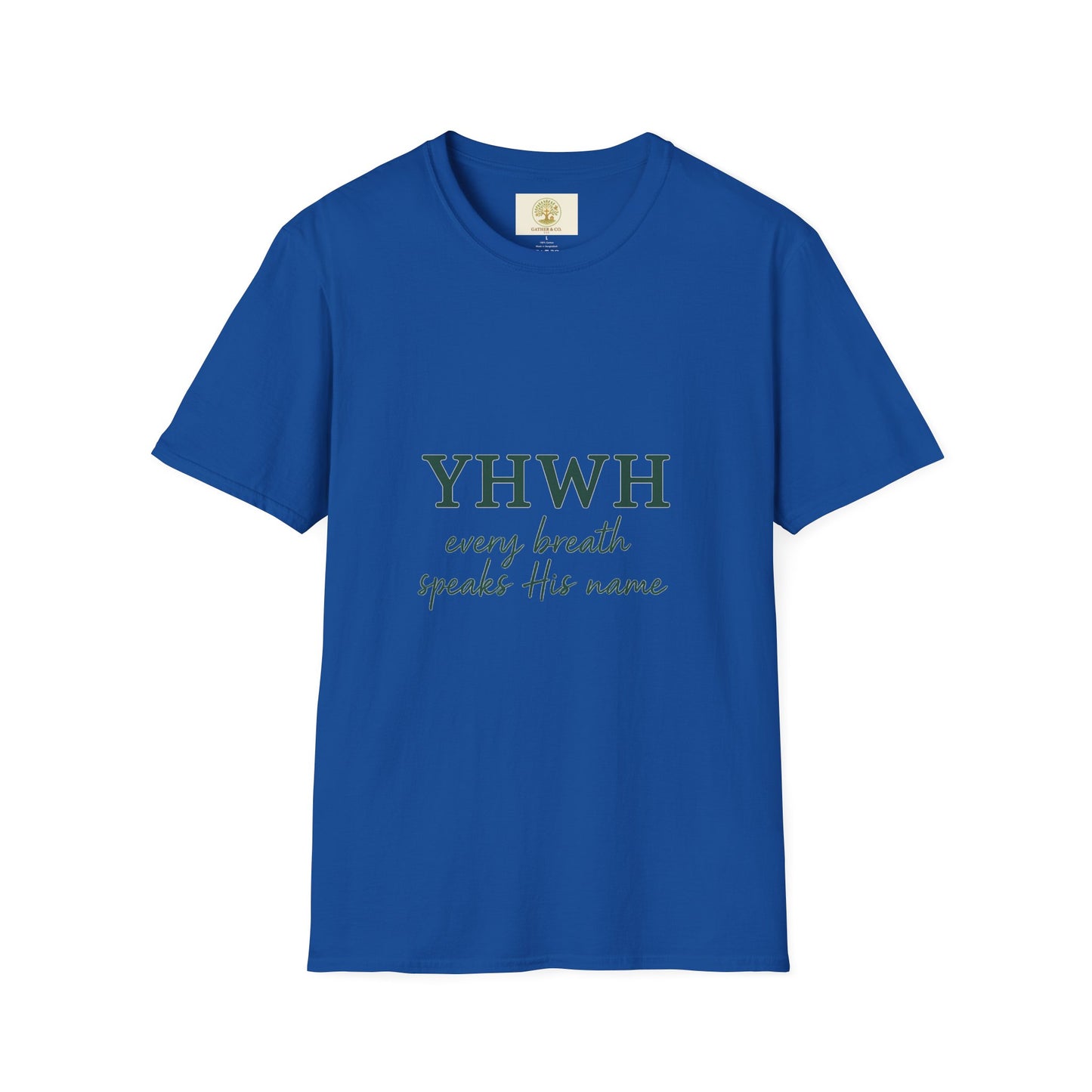 YHWH Inspirational T-Shirt for Spiritual Connection