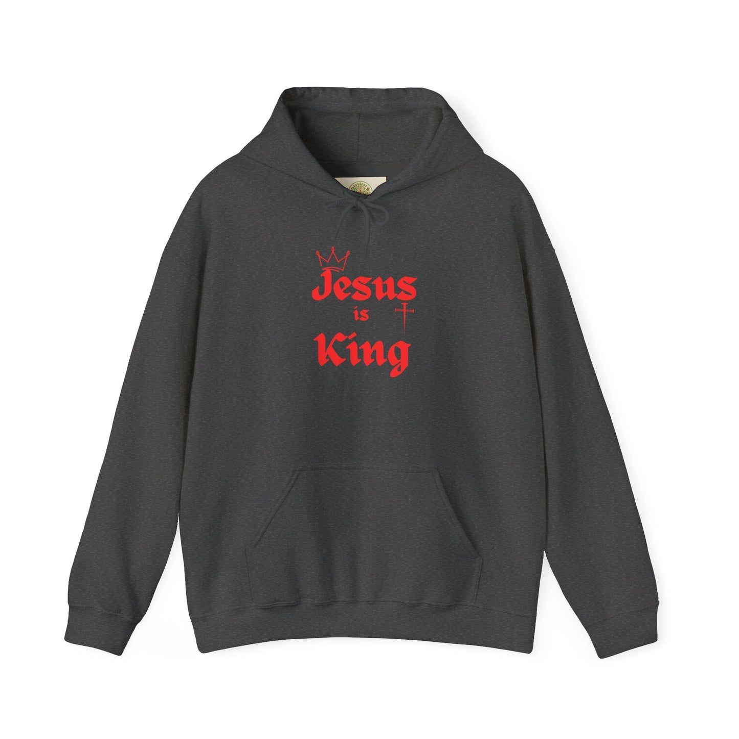 Jesus Is King Hoodie - Christian Faith Graphic Pullover