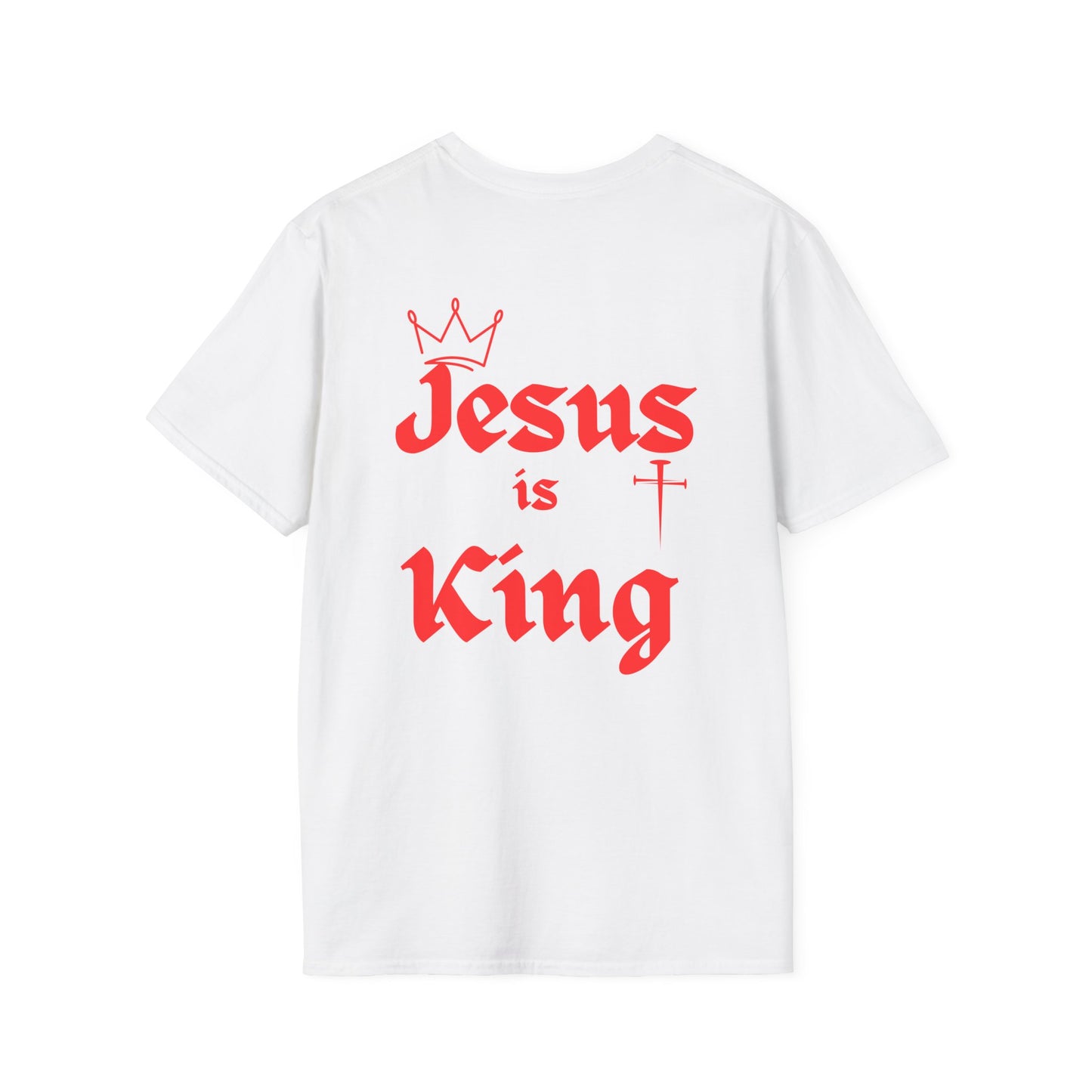 Christian Cross T-Shirt — 'Jesus is King' Graphic Tee