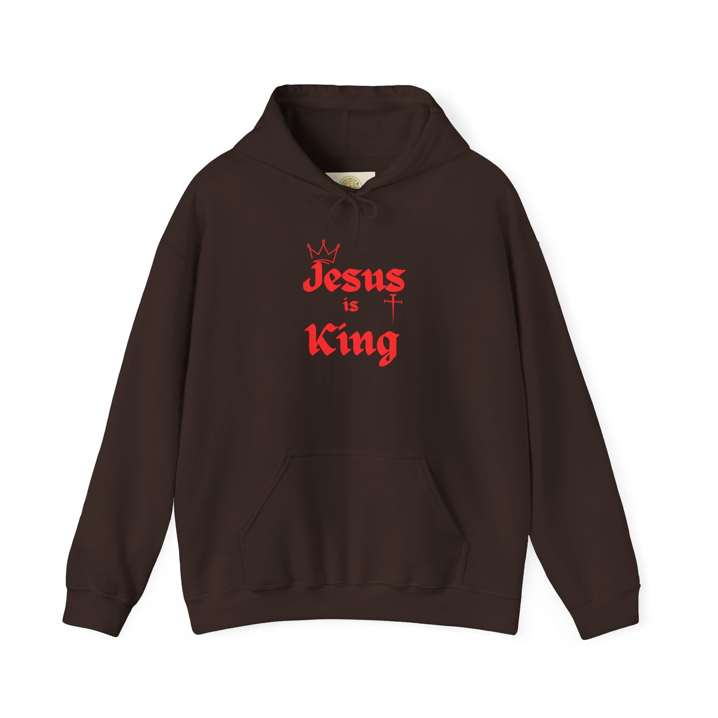 Jesus Is King Hoodie - Christian Faith Graphic Pullover