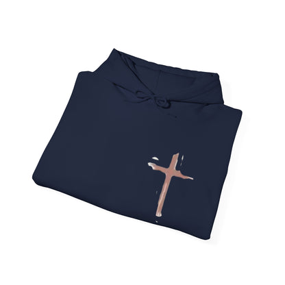 FAITH Christian Hoodie – Cross + Scripture Design | Gather & Co. LLC