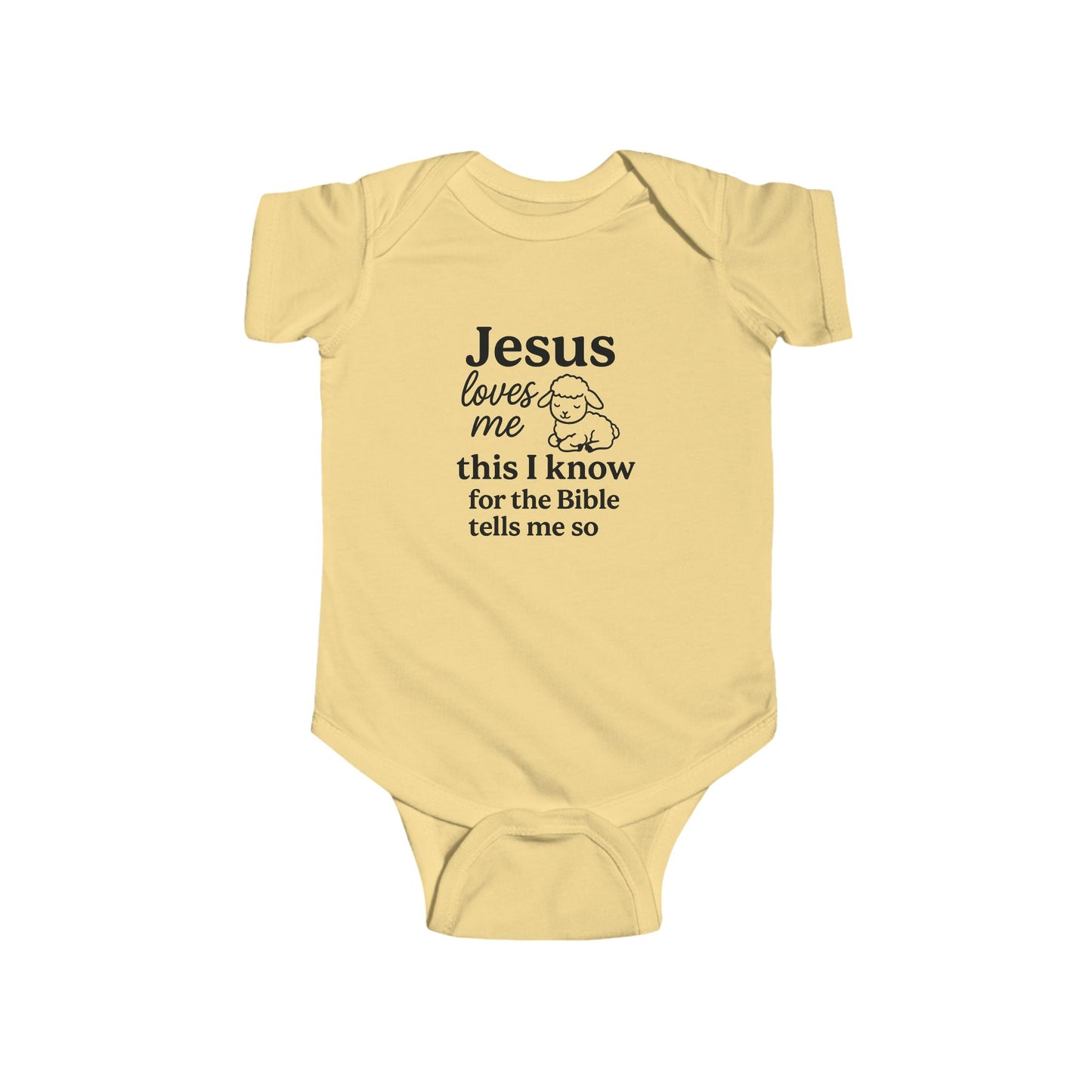 Jesus Loves Me - Christian Baby Onesie