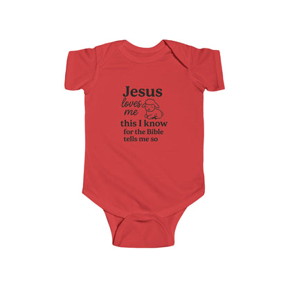 Jesus Loves Me - Christian Baby Onesie