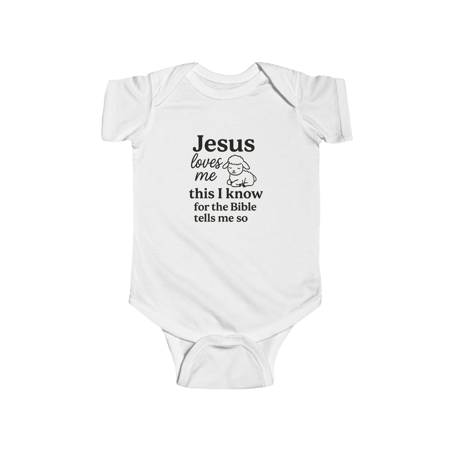 Jesus Loves Me - Christian Baby Onesie