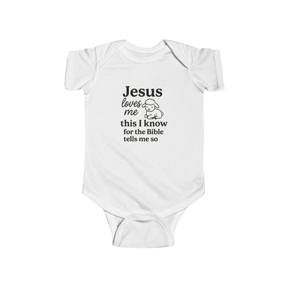 Jesus Loves Me - Christian Baby Onesie