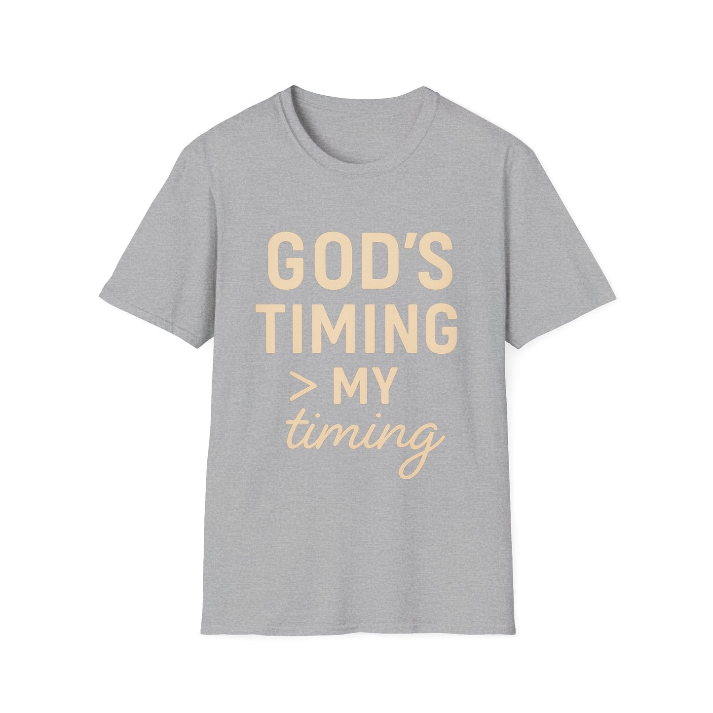God's Timing Is Perfect Tee - Unisex Christian Shirt