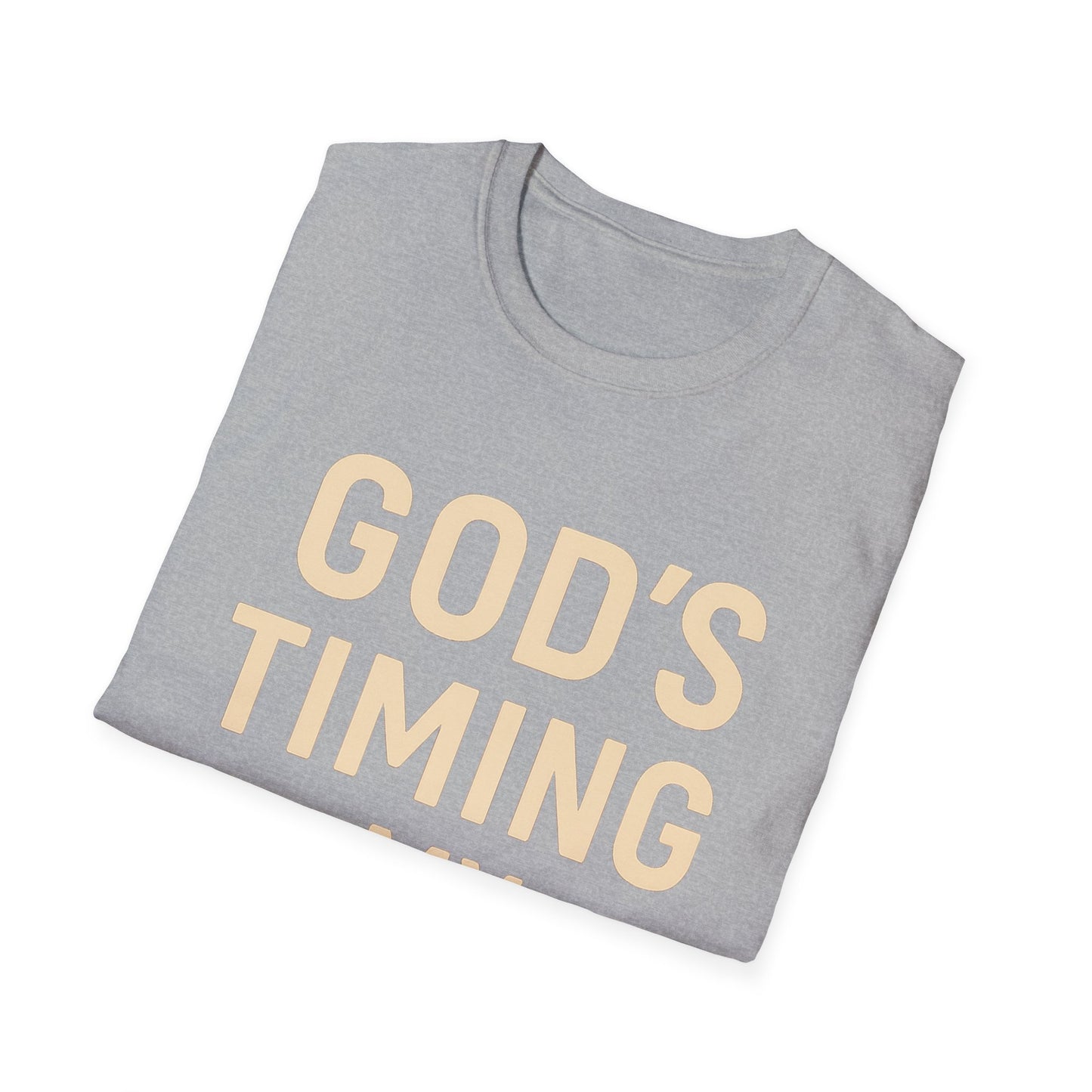 God's Timing Is Perfect Tee - Unisex Christian Shirt