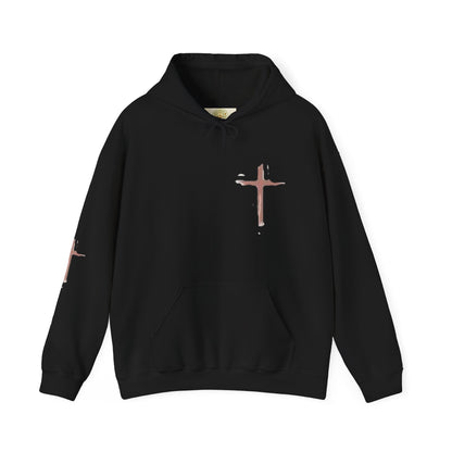 FAITH Christian Hoodie – Cross + Scripture Design | Gather & Co. LLC