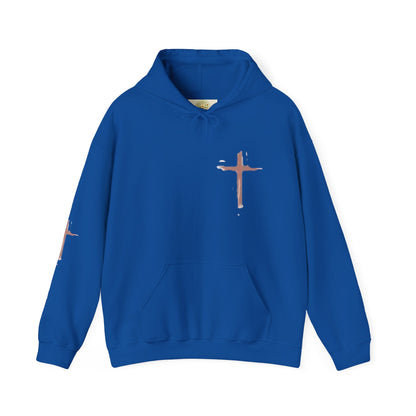 FAITH Christian Hoodie – Cross + Scripture Design | Gather & Co. LLC